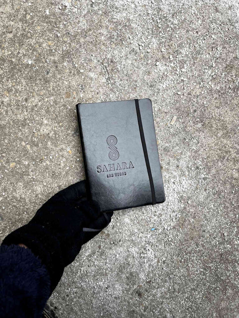 Sahara Ruled Leather Notebook