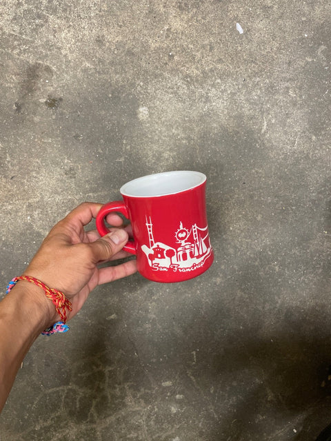 San Francisco Skyline Red Mug