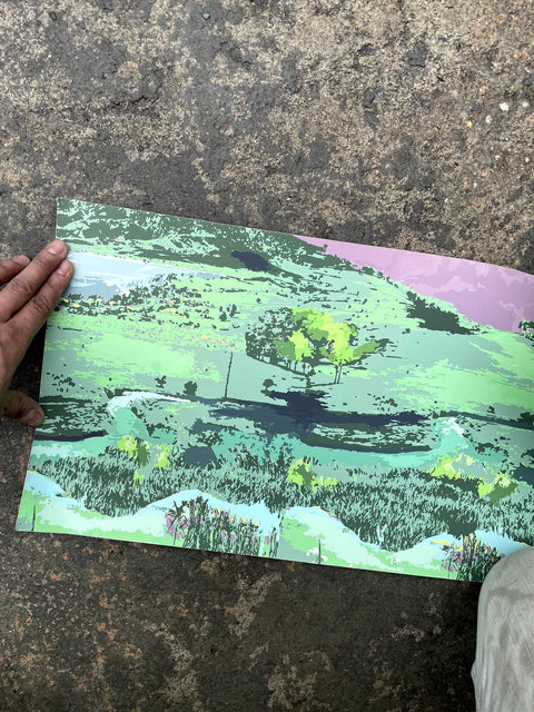 Scenic Landscape Art Print