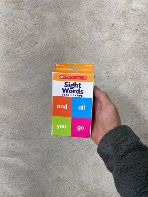 Scholastic Sight Words Flashcards