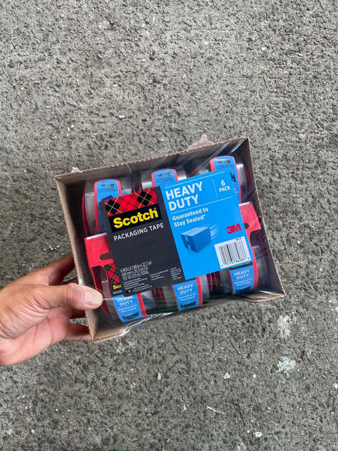 Scotch Packaging Tape 6-Pack