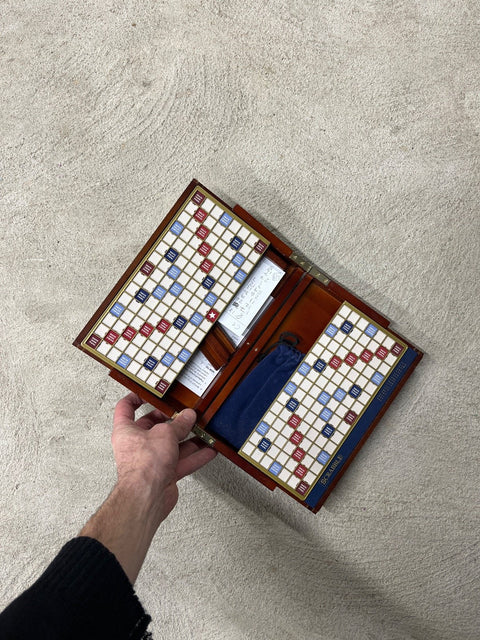 Scrabble Deluxe Travel Edition Board Game