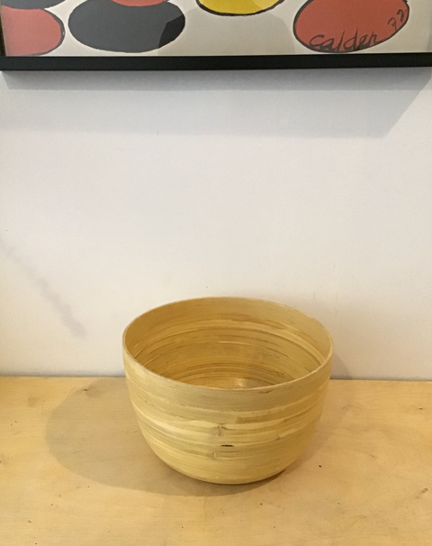 Core Bamboo 11-Inch Bamboo Bowl, Natural