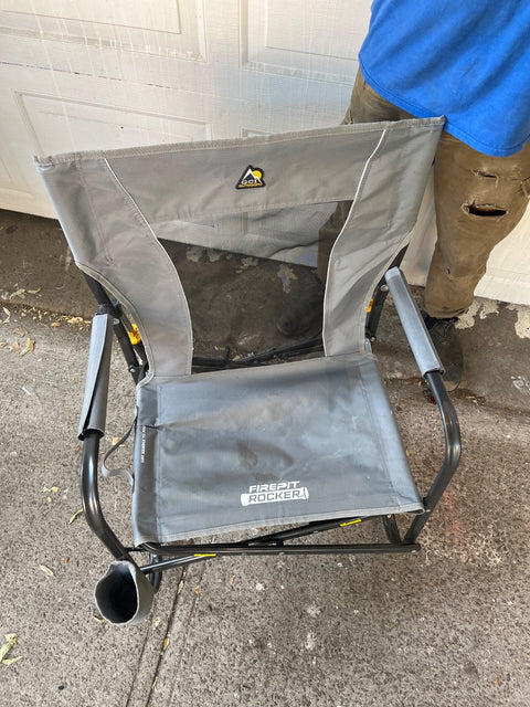 Serious Folding Firepit Rocking Chair