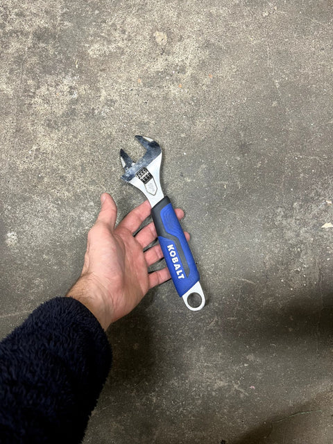Serious Kobalt Adjustable Wrench