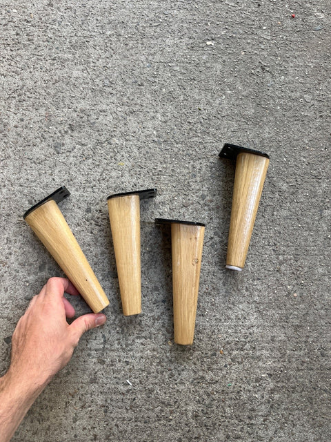 Set Of 4 Furniture Legs, 8" High
