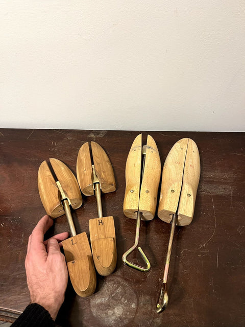 Set Of Classic Wooden Shoe Shapers