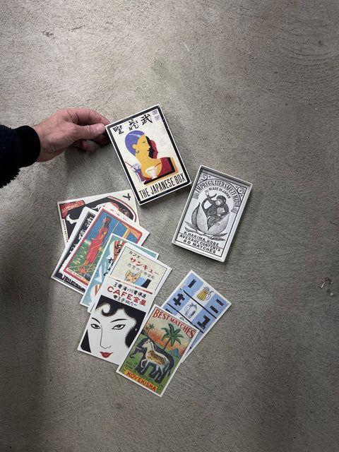 Set Of Vintage Japanese Postcards