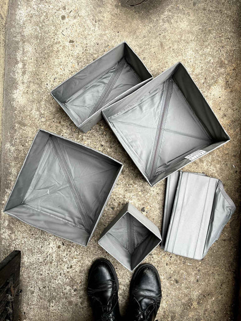 Set of 6 Foldable Drawer Organizers