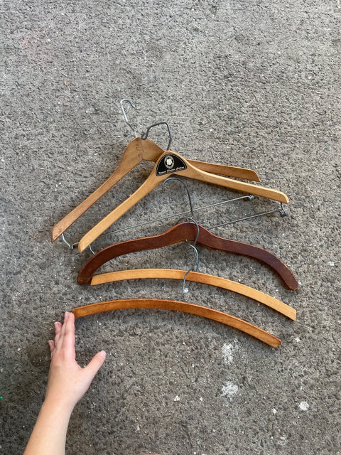 Set of Wooden Clothes Hangers