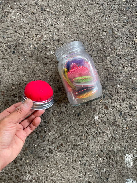 Sewing Kit In Mason Jar