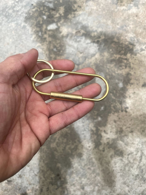 Sexy Birdie Brass Keychain