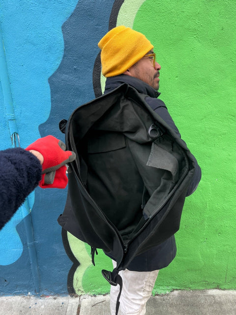 Sexy Cote&Ciel Isar M EcoYarn Black Backpack