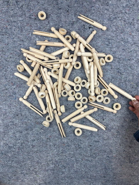 Sexy Wooden Clothespins Set