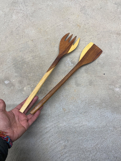Sexy Wooden Salad Utensils