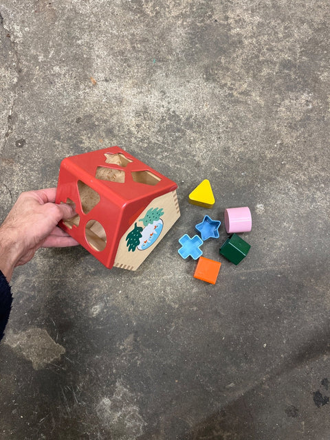 Shape Sorter Wooden Toy