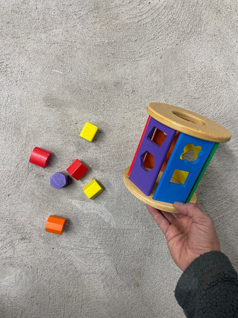Shape Sorter Wooden Toy