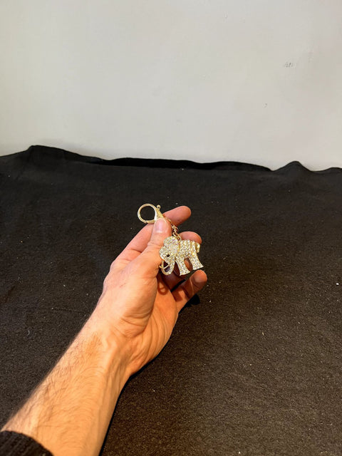 Shiny Elephant Lucky Charm Keychain