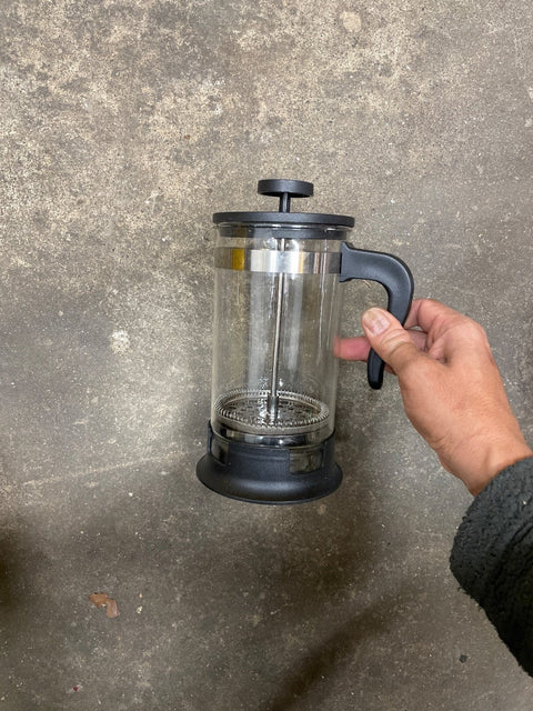 Shiny French Press Coffee Maker