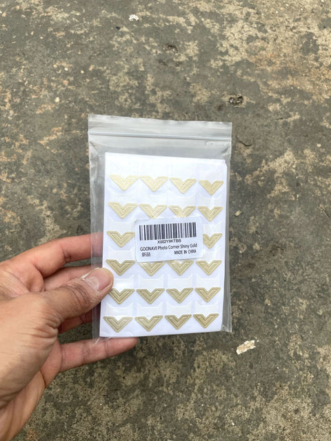 Shiny Gold Photo Corners