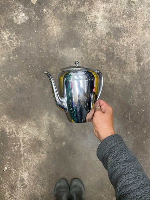 Shiny Silver Teapot