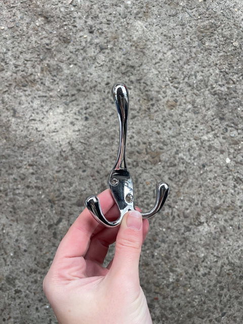Shiny Silver Triple Hook