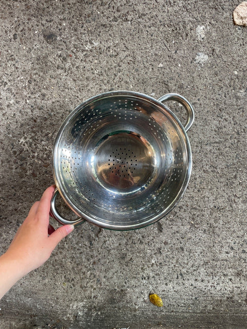 Shiny Stainless Steel Colander