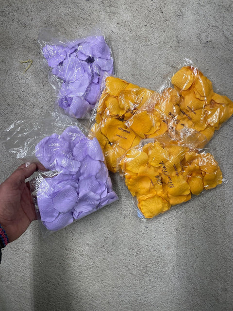Silk Rose Petals for Crafts