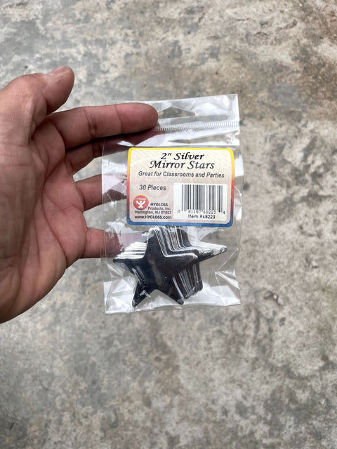 Silver Mirror Stars