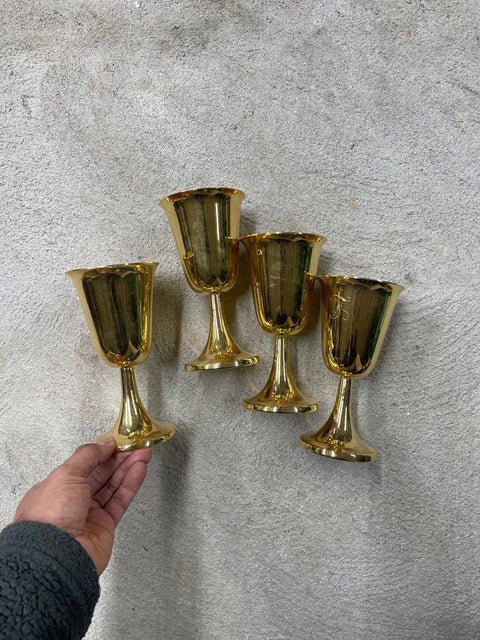 Silver Plated Ceremonial Goblet Set
