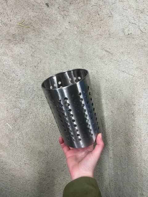Silver Utensil Holder