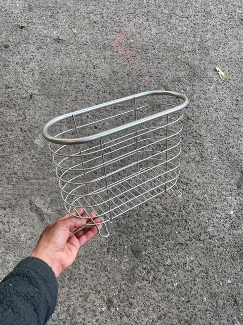 Silver Wire Storage Basket