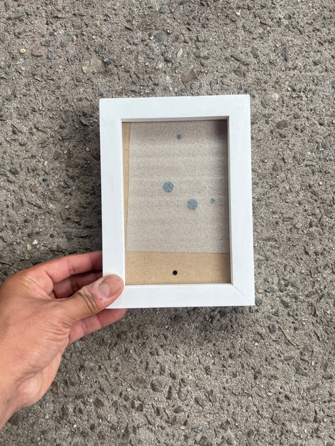 Simple White Picture Frame, 4x6”