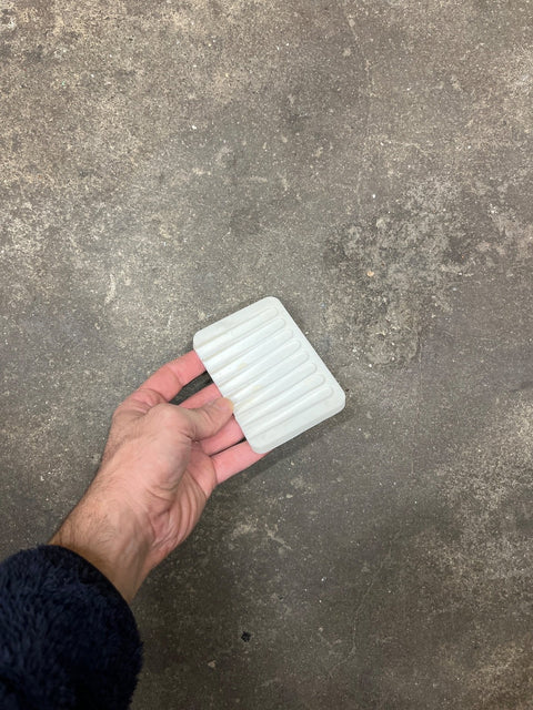 Simple White Silicone Soap Dish