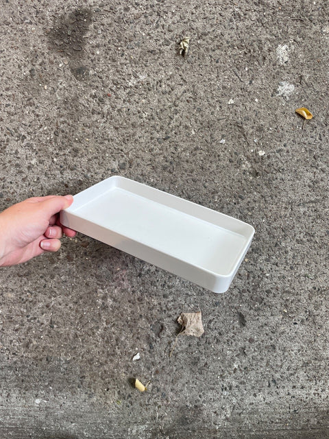 Simple White Vanity Tray