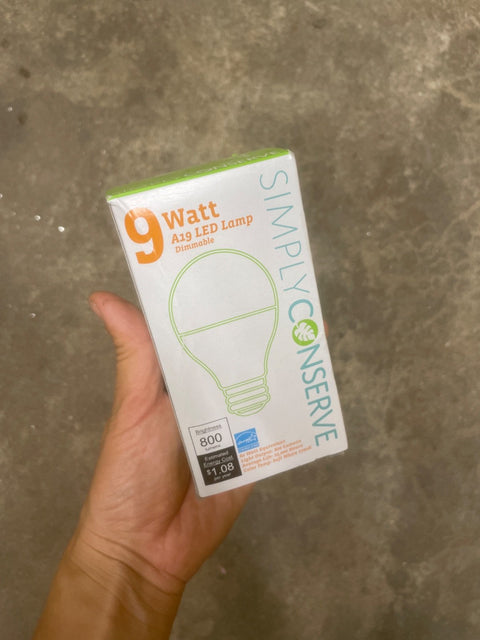 Simply Conserve LED 9 Watt bulb