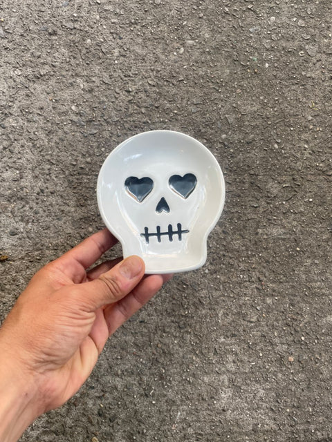 Skull Kitchen Spoon Dish