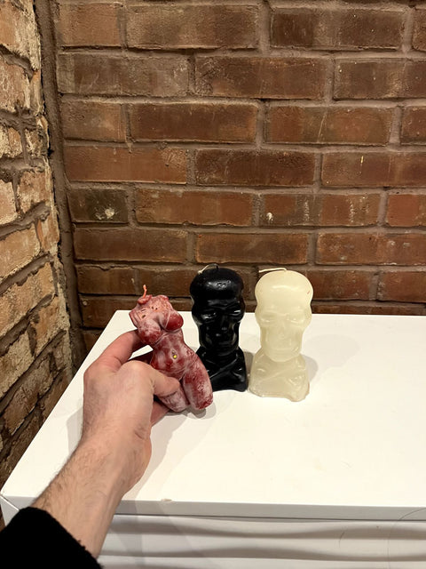 Skulls & Torso Candles Set