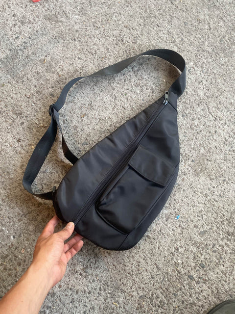 Sleek Black Sling Bag