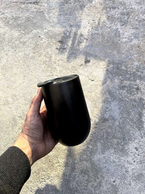 Sleek Black Travel Mug