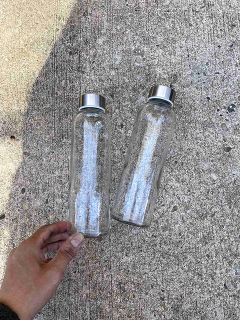 Slick Glass Water Bottles