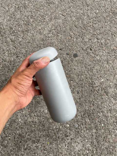 Slick Gray Reusable Water Bottle