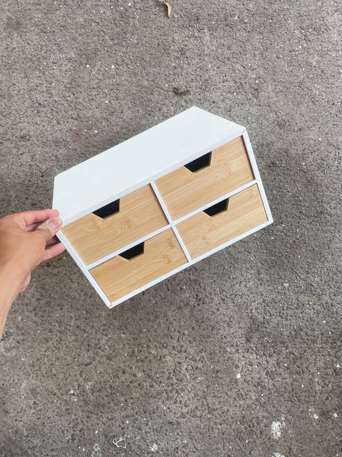 Small Bamboo Drawer Organizer, 12x7x9”