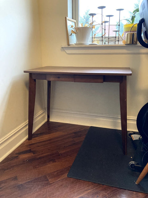 Cute Brown Wooden Desk, W39xD22xH30"