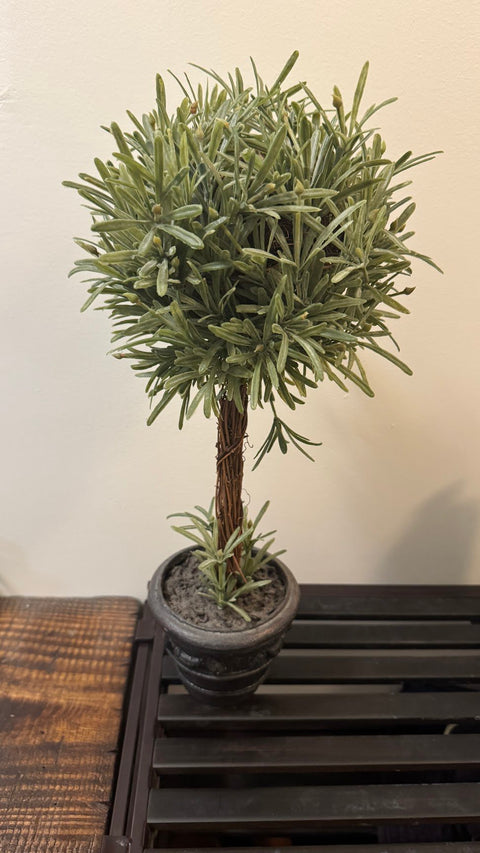 Small Faux Topiary Tree, 18"