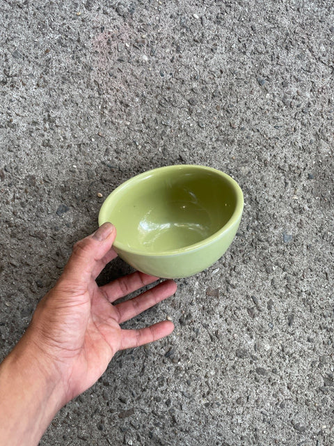 Small Green Ceramic Bowl