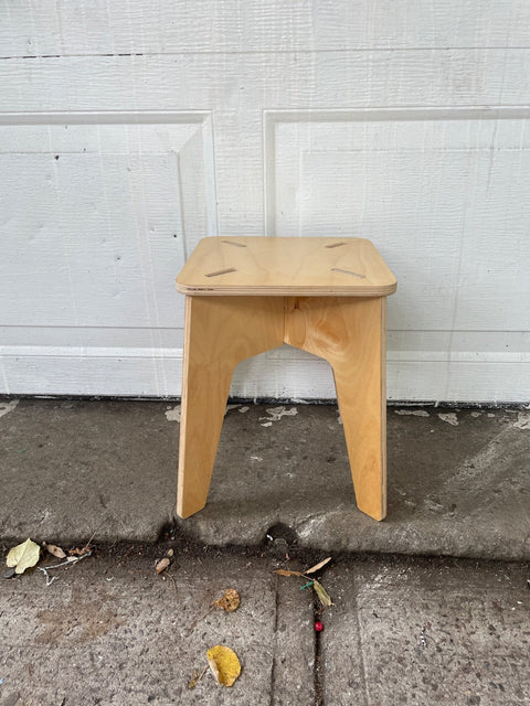 Small Modular Wooden Stool
