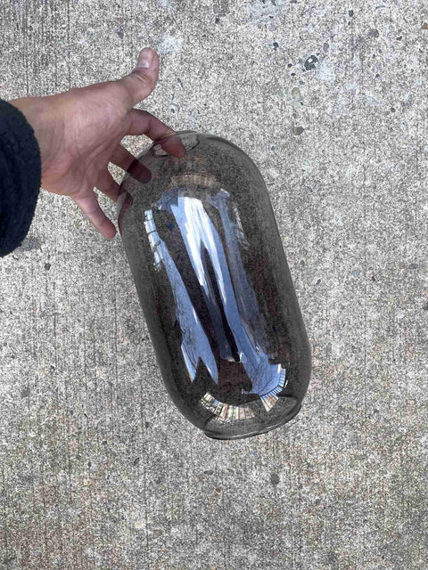 Smokey Gray Large Plant Vase