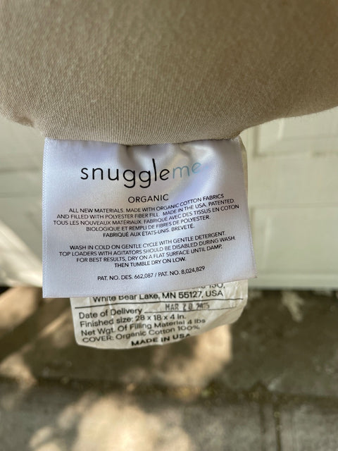 Like New Snuggle Me Organic Baby Lounger
