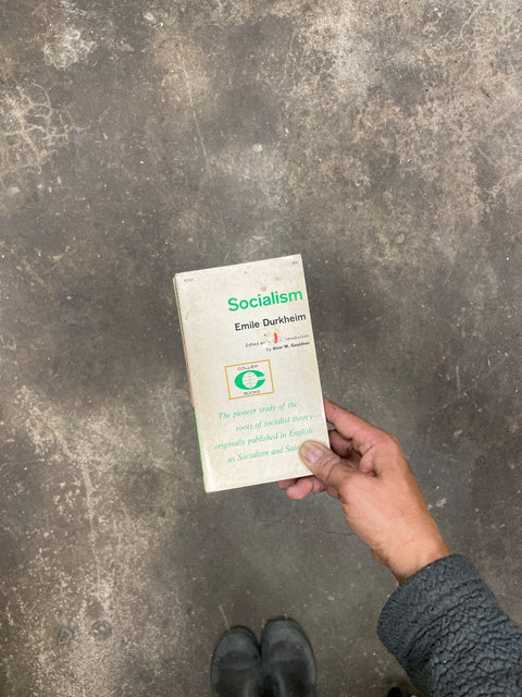 Socialism By Emile Durkheim